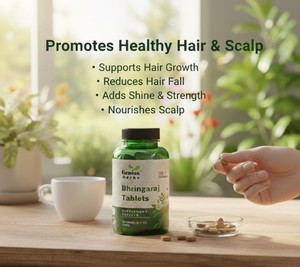 Comprimés d'extrait de Bhringaraj, Aliment fonctionnel, Bien-être, Soutien quotidien à la vitalité, Pilule à base de plantes, Fabricant professionnel mondial - Product Image 5