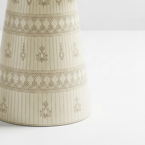 Table d'appoint de luxe industrielle en MDF haut de gamme, avec incrustation Meena et motif lotus artisanal, également utilisable comme tabouret d'appoint décoratif pour l'école, vente en gros - Product Image 4