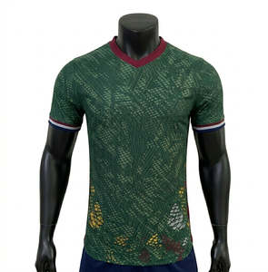 เสื้อฟุตบอลทีมมืออาชีพ คอวี แขนสั้น ทรงปกติ ระบายอากาศได้ดี แห้งเร็ว โพลีเอสเตอร์ 100% สกรีนชื่อทีมด้านหน้าได้ - Product Image 1