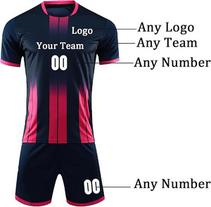 Tenues de football par sublimation, kits de football vierges, uniformes de football sans marque, logos gratuits, kits de football génériques, uniformes de football unis - Product Image 5
