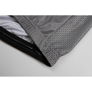 Men's <b>Cycling</b> <b>Jersey</b> Set Long Sleeve Gray Black <b>White</b> Breathable Sport Kit - Product Image 4