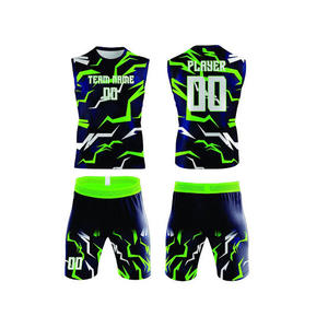 PIHA SPORTS PS-7vs7-01 Vêtements de sport personnalisés réversibles à capuche en polyester pour enfants, idéaux pour le football américain 7v7 - Product Image 5