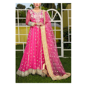 Broderie personnalisée, meilleure qualité en gros, robe de soirée, robe de mariage ou robe décontractée pour femmes / Nouvelles conceptions de robes pour femmes - Product Image 1