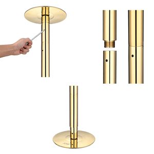 Palo da ballo dorato da 9,25 piedi per prestazioni - Product Image 4