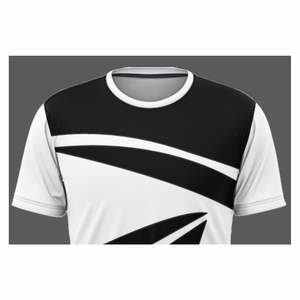 T-shirts de sport personnalisés 100 % polyester tricoté, respirants, séchage rapide, écologiques, col rond, mode masculine, fabricant OEM ODM - Product Image 4