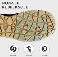 Bottes tactiques pour hommes sur mesure, imperméables, chaussures de randonnée en plein air, chaussures tactiques hautes beiges
