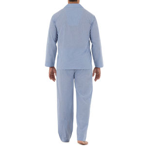 Vêtements de nuit parfaits pour hommes, pyjamas confortables pour hommes, ensemble de pyjama en coton biologique pour hommes avec pantalon à cordon confortable, prix bas, ensembles de pyjama pour hommes - Product Image 2