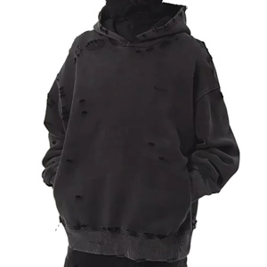 100% High Quality Cotton Unisex Custom Full Zip Hoodie Man's Blank Jacket Full Face Rhinestone Puff <b>Print</b> Embroidered Winter - Product Image 5