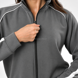 Ensemble de survêtement d'hiver personnalisé avec logo, grandes tailles, sweat-shirt en molleton à cordon de serrage et pantalon de survêtement, respirant, écologique, unisexe - Product Image 4
