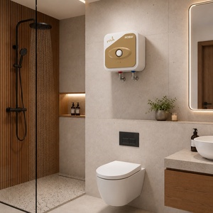 Vietnamese Factory Wholesales Price 20 Liter Tank Home Bathroom Square Electric Storage Water <b>Heater</b> Rossi Pisa Square 20 - Product Image 6
