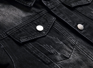 Stylish Design <b>Men</b> Winter 100% Cotton Custom Logo Jean Denim Streetwear <b>Jackets</b> with <b>Canvas</b> Fabric <b>for</b> Sports - Product Image 4