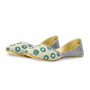 EC8518 Gris Fancy Khusa Flats - Product Image 3