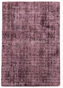 Muted Plum Jasmine Silk Rug – Minimal Area Rug - Product Image 1