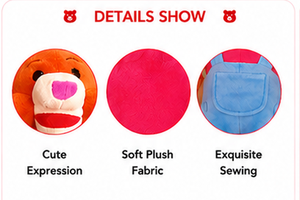 Gentleman Soft <b>Toy</b> Cute Gentleman Plush Doll Velboa Stuffed Character <b>Toy</b> Gift Custom OEM Wholesale - Product Image 3