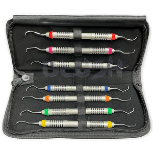 10 PCS High Quality Stainless Steel Dental Waxing Instruments Set for Wax Carving CE Certified <b>Blush</b> Surgical Brand - Product Image 6