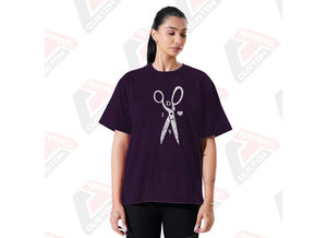 เสื้อยืดคอกลมลำลองผู้หญิงใหม่ ผ้าฝ้าย 100% ตกแต่งด้วยผ้าคุณภาพสูง เสื้อสำหรับช่างตัดผมฤดูร้อน - Product Image 3