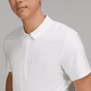 Custom Plus Size Men's for <b>Zip</b>-<b>up</b> Sport Golf Uniform Embroidered Logo Performance Teamwear Golf TShirt - Product Image 2