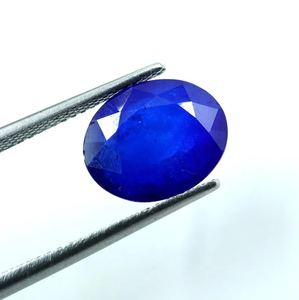 HAYAAT GEMS - Zafiro Azul Ovalado Natural de 3.60 Quilates, Zafiro Suelto Facetado (11x9x4.5MM) para la Elaboración de Joyas - Product Image 6