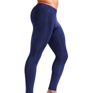 Pantalones de compresión personalizados para hombre de la mejor calidad y el mejor material, leggings deportivos con tu logotipo y texto. - Product Image 1