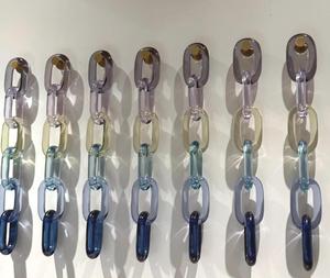 Grandes chaînes en résine transparente colorées pour la décoration murale, projets de bricolage, séparateurs de pièce et accessoires de rideaux - Product Image 5