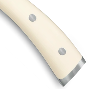 Cuchillos profesionales para deshuesar de 5 pulgadas, de acero inoxidable, con hoja curva afilada y mango ergonómico de triple remache en color blanco marfil, para carne. - Product Image 6