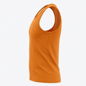 Wholesale Custom Men Summer Breathable Quick Dry Knitted Cotton Gym Fitness Workout Sporty Front Casual Sports Singlet Muscle - Product Image 3