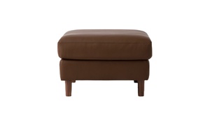 Taburete otomano de cuero de pie nórdico elegante de lujo moderno patas de madera inoxidable taburete otomano pequeño de madera de terciopelo cuadrado redondo - Product Image 5