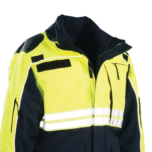Chaqueta de Seguridad Reflectante de Alta Visibilidad para Hombre, Ropa de Trabajo de Poliéster con Bolsillos y Rayas - Product Image 6