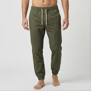 Pantalones de chándal deportivos de gran tamaño para hombre de Hip Hop de cintura alta de calle, pantalones de algodón de tela, pantalones informales de entrenamiento, pantalones de invierno - Product Image 1