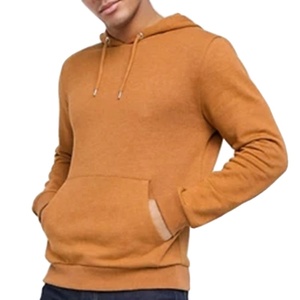 Custom Logo Men's 100% <b>Polyester</b> Pullover <b>Hoodies</b> With Kangaroo Pockets - Product Image 3