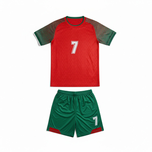 ชุดยูนิฟอร์มฟุตบอลแบบกำหนดเอง ระบายอากาศได้ดี แห้งเร็ว ชุดแข่งฟุตบอล OEM ขายส่ง - Product Image 1