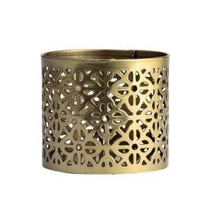 <b>Top</b> Arrival Candle Holder With Intricate Cut-Out Design Decorative Metal <b>Rust</b> Resistant Votive Customized Size Shape - Product Image 2
