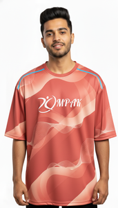 T-shirt Sublimation Oversize Urbain Quotidien pour Homme – Coupe Décontractée Tendance et Populaire - Product Image 3
