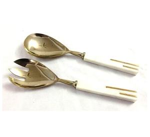 Juego de cucharas de servidor de cubiertos de acero inoxidable al por mayor de mejor diseño, fabricante indio de acero espejado ecológico, recién llegado 2 - Product Image 2