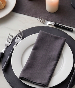 Cubiertos de acero inoxidable con acabado Chapado en Color plateado y mango negro, cubiertos aptos para lavavajillas para uso doméstico en bodas, juego de 5 - Product Image 3