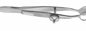 Forceps chirurgical ophtalmique professionnel Baird Chalazion à mâchoires ovales 8x12mm - Product Image 5