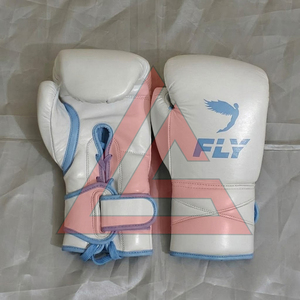 2026 Custom Made Fly Superlace Pro Boxing Gloves Genuine Leather Mma Kick Boxing Sparring Gloves Non-slip Adjustable Wrist <b>Strap</b> - Product Image 6