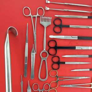 Juego de Instrumentos Quirúrgicos para Abdominoplastia, 23 Piezas, Acero Alemán, Equipo Dental para Cirugía Plástica Canina, Ecológico y Reutilizable - Product Image 3