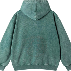 Sudadera con Capucha Extra Grande de Algodón Grueso Lavado para Mujer, con Estilo Vintage para Ropa Casual - Product Image 4