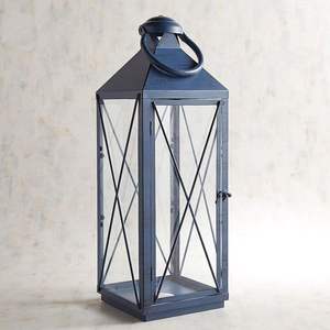 Customized Metal Glass <b>Lantern</b> Candle Holder <b>Tealight</b> Handmade Durable Portable Home Outdoor Wedding Floor Lighting Decor - Product Image 2