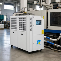 Refroidisseur d'eau à spirale à double compresseur 8HP refroidi par air pour machine de découpe laser et équipement de refroidissement de gravure CNC