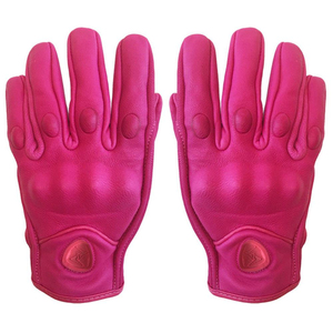 Guantes de Cuero Rosa para Motociclismo, Protección Completa para los Dedos, Protección para los Nudillos, para Ciclismo, Motocicleta, Verano, Color Personalizado, para Hombre, para Actividades al Aire Libre - Product Image 1