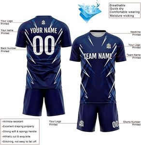 Dernier design, 100% polyester, sans manches, col rond, uniforme de football, nouveau style, logo personnalisé professionnel pour adultes, qualité supérieure - Product Image 3