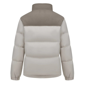 Chaqueta Acolchada de Moda para Hombre con Logotipo Personalizado, Color Sólido, Cuello Alto, Abrigo Grueso Informal con Cierre de Cremallera para Invierno - Product Image 5