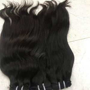 Lots de Cheveux Humains Bruts d'Inde du Sud 100% Authentiques Cheveux de Temple Vierge Remy Double Trame Faite à la Machine Bouclés Profonds 12-38 Pouces Toutes Couleurs - Product Image 5