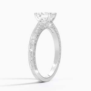 Anillo BOJ 0129 Corte Ovalado, Plata 925, Anillo Solitario de Diamantes de Lujo con Engaste de Puntas Hudson, 2ct, Color D, VVS1, Moissanita, Certificado GRA - Product Image 2