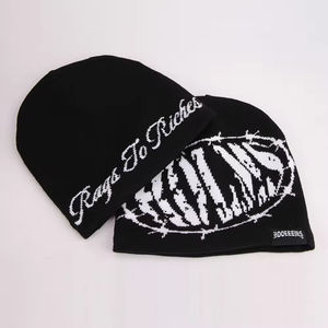 หมวกบีนนี่ไหมพรมคุณภาพสูงแบบไม่มีขอบ สำหรับฤดูหนาวและชายหาด ระบายอากาศได้ดี กันน้ำ ผลิตจากอะคริลิก 100% ปรับขนาดได้ เหมาะสำหรับทั้งชายและหญิง - Product Image 2