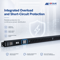 PDU intelligent européen, norme allemande 63A IEC CE Schuko, pour salle de serveurs et centre de données
