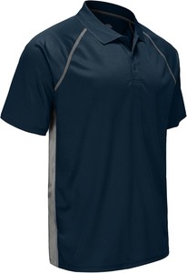 เสื้อยืดกอล์ฟผู้ชาย OEM ผ้าถักเนื้อแน่น ระบายอากาศได้ดี ซับเหงื่อ ผลิตจากผ้าสแปนเด็กซ์/โพลีเอสเตอร์ รับผลิตตามแบบ สั่งทำได้ คุณภาพส่งออก - Product Image 2