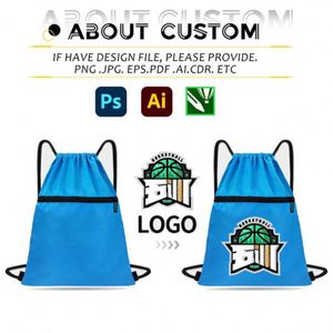 Wholesale <b>Drawstring</b> <b>Backpacks</b> Foldable Light Knapsack Casual Sport <b>Drawstring</b> Bagpack Promotional Gift Packsack for Events - Product Image 3